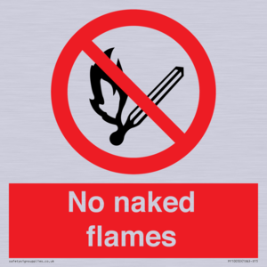 No naked flames